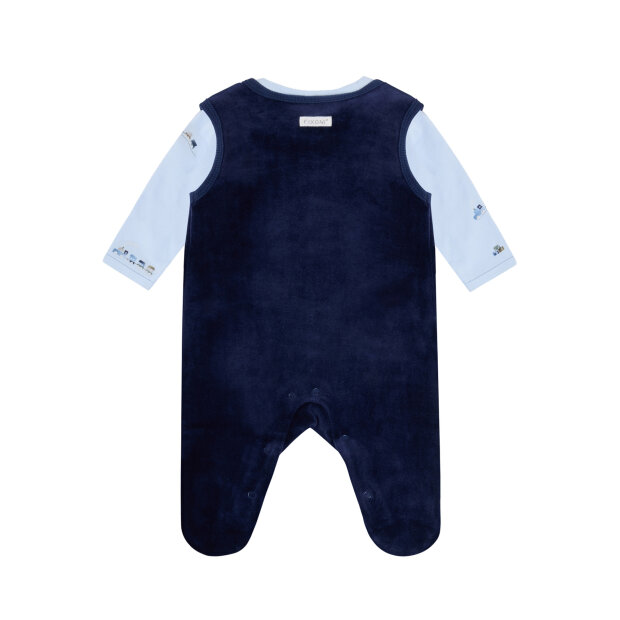 FIXONI - SET M BODY OG VELOUR ROMPER | NAVY BLAZER