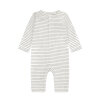 FIXONI - ROMPER LS RIB | FLINT GRAY MELANGE