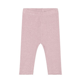 FIXONI - LEGGINGS MELANGE RIB | PALE MAUVE MELANGE