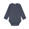 FIXONI - BODY LS MELANGE RIB | VINTAGE INDIGO MELANGE FIXONI - BODY LS MELANGE RIB | VINTAGE INDIGO MELANGE