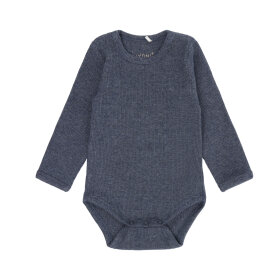 FIXONI - BODY LS MELANGE RIB | VINTAGE INDIGO MELANGE