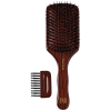 FAN PALM - BEECH WOOD BOAR + NYLON MEDIUM | EBONY GLOSSY BROWN