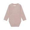 FIXONI - BODY LS MELANGE RIB | PALE MAUVE MELANGE
