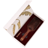 FAN PALM - BEECH WOOD BOAR + NYLON MEDIUM | EBONY GLOSSY BROWN