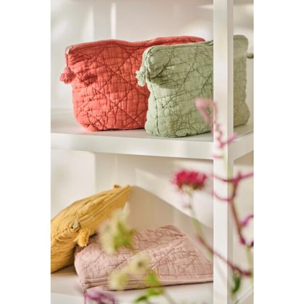 IB LAURSEN - TOILETTASKE QUILTET 18X28 CM | ROSE