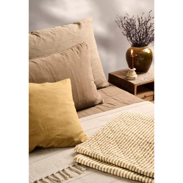 IB LAURSEN - PUDE INKL. FYLD 50X50 CM | OCHRE GREEN