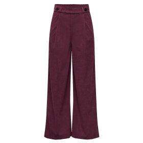 JDY - GEGGO CORD PANT | WINDSOR WINE