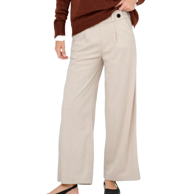 JDY - GEGGO CORD PANT | POMICE STONE