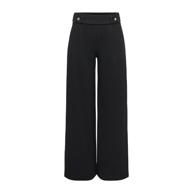 JDY - GEGGO LIFE NEW LONG PANTS | BLACK/GOLD BUTTO