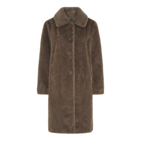 NOTYZ - NOBOGOTA COAT | DEEP TAUPE