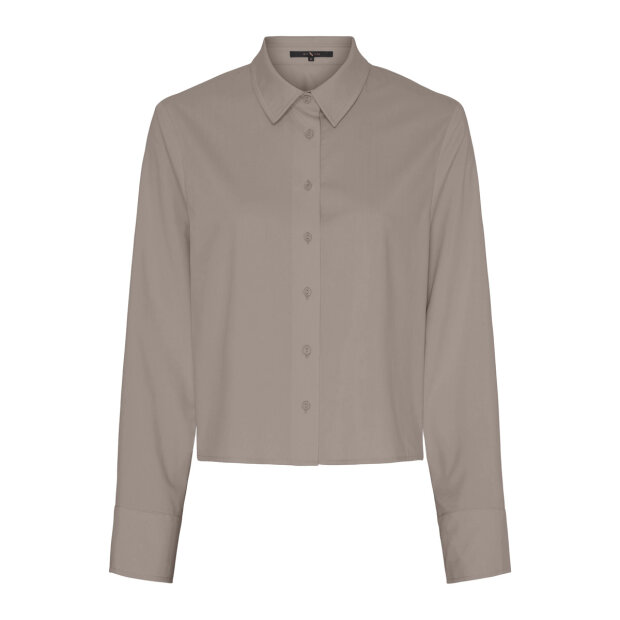 BTF CPH - SERENA BAMBOO SKJORTE | DARK TAUPE