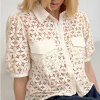 CONTINUE COPENHAGEN - CHARLOTTE LACE SKJORTE | OFF WHITE CONTINUE COPENHAGEN - CHARLOTTE LACE SKJORTE | OFF WHITE