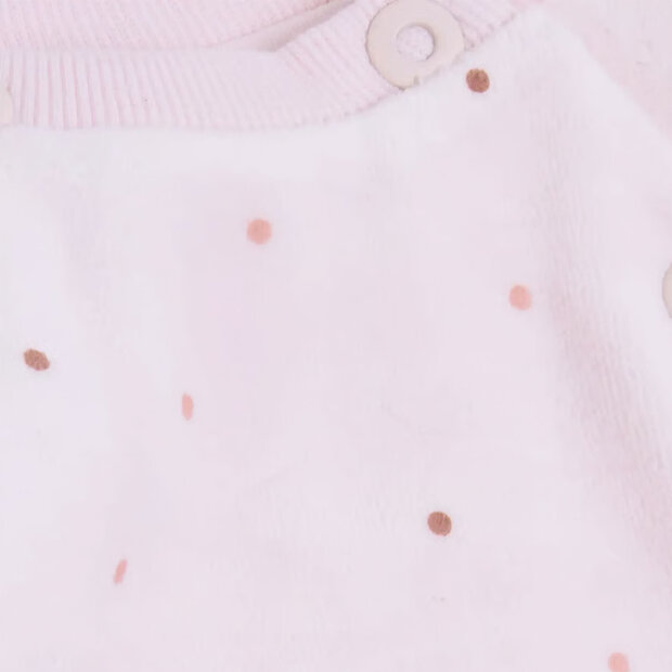 FIXONI - ROMPER LS VELOUR | PALE LILAC