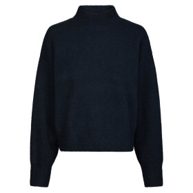 NEO NOIR - PAULINA KNIT BLOUSE | NAVY