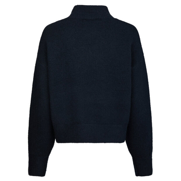 NEO NOIR - PAULINA KNIT BLOUSE | NAVY