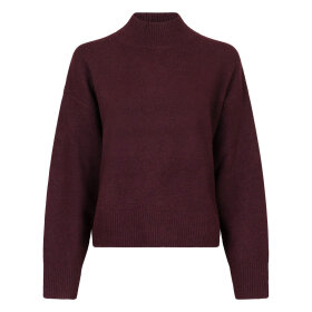 NEO NOIR - PAULINA KNIT BLOUSE | WINE