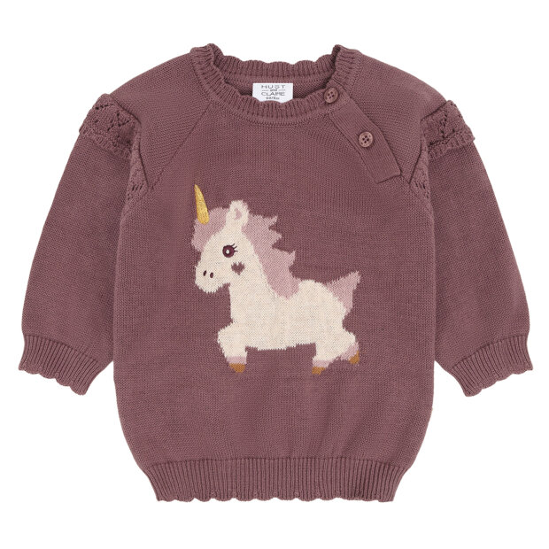 HUST AND CLAIRE - PUSLE MAGIC PULLOVER | PLUM