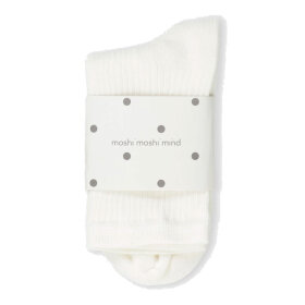 MOSHI MOSHI MIND - STORY RIB STRØMPER | ECRU