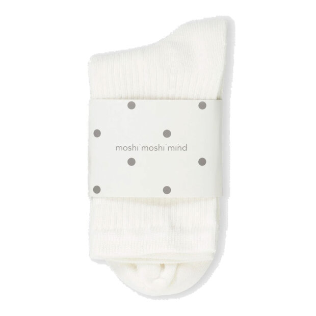 MOSHI MOSHI MIND - STORY RIB STRØMPER | ECRU