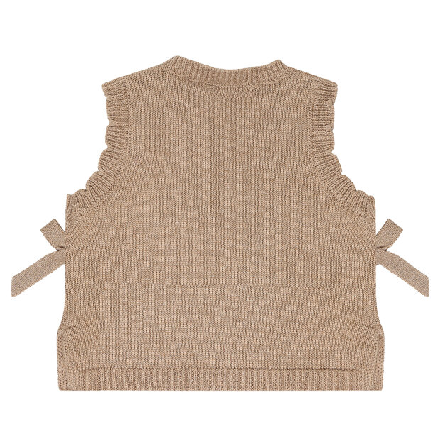 HUST AND CLAIRE - NADINA GARDEN VEST | BISCUIT
