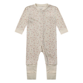HUST AND CLAIRE - MANU ZIP TINY NIGHT SUIT | OFF WHITE