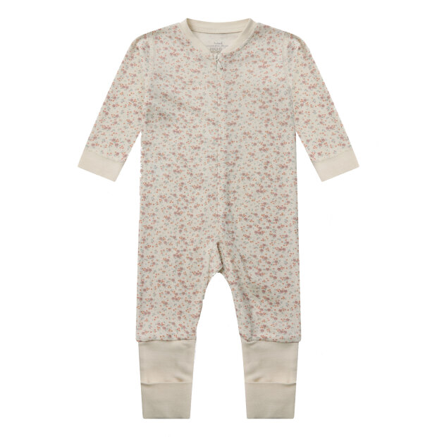HUST AND CLAIRE - MANU ZIP TINY NIGHT SUIT | OFF WHITE