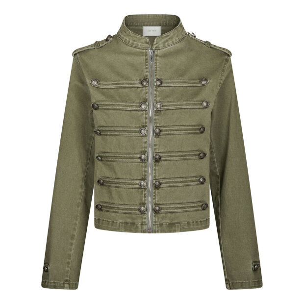NEO NOIR - SIVENA DENIM JACKET | ARMY