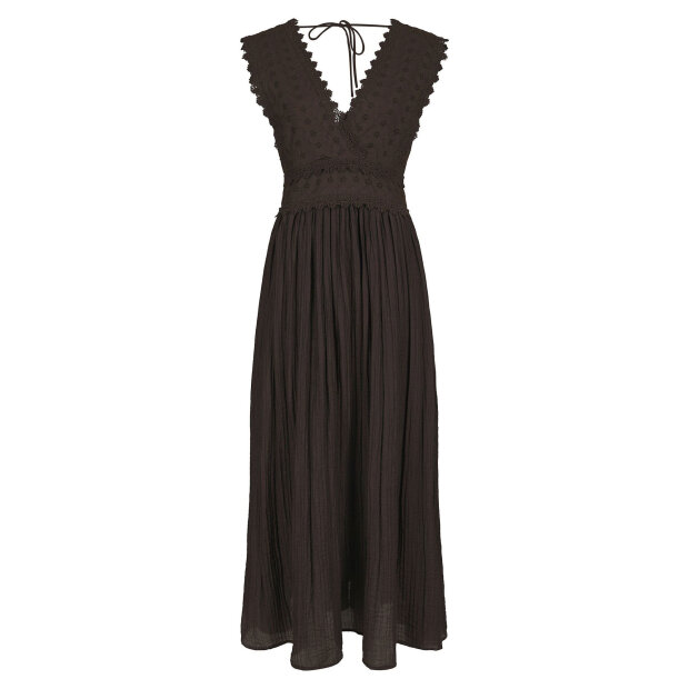 NEO NOIR - ARISTA LACE DRESS | DARK BROWN
