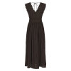 NEO NOIR - ARISTA LACE DRESS | DARK BROWN NEO NOIR - ARISTA LACE DRESS | DARK BROWN