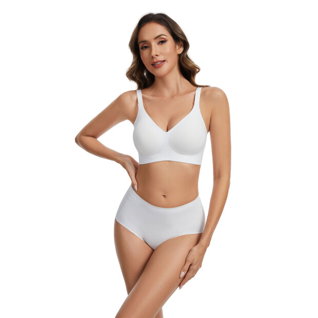 FEMIFEMME - FLEXICOMFORT V2 BØJLEFRI BH | WHITE