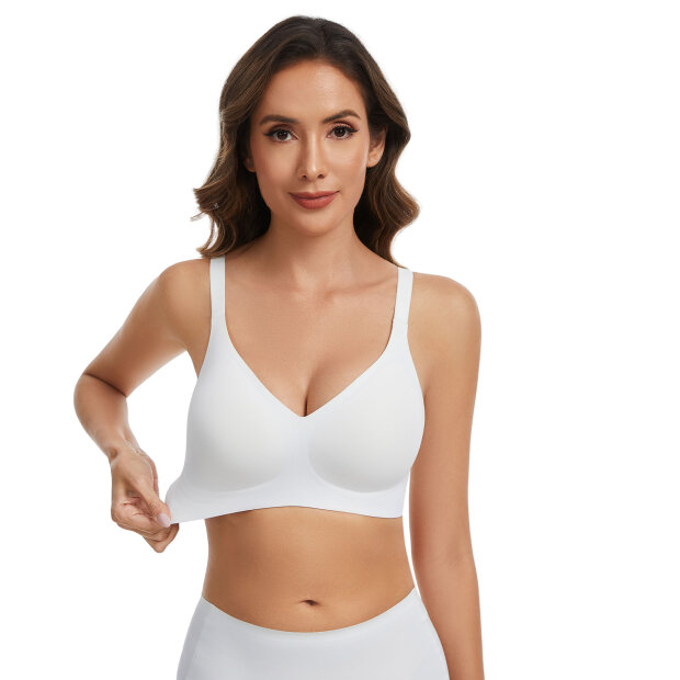 FEMIFEMME - FLEXICOMFORT V2 BØJLEFRI BH | WHITE