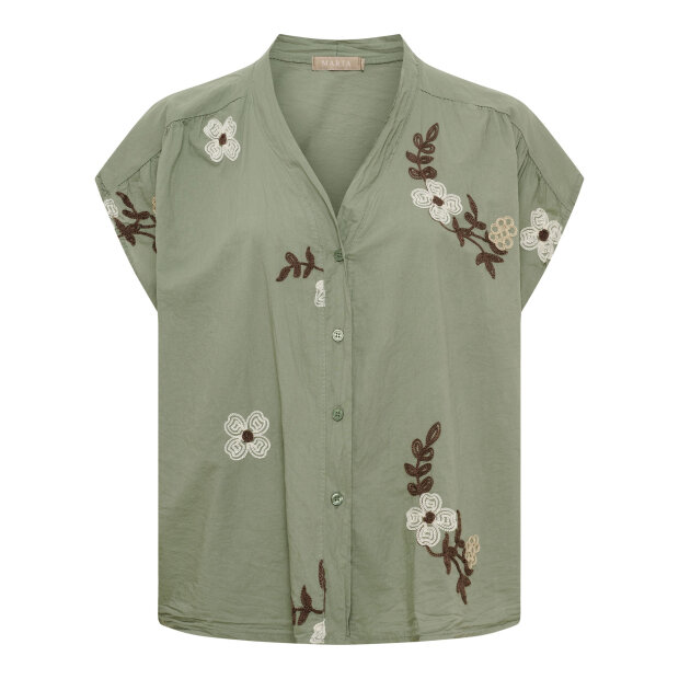 MARTA DU CHATEAU - ELYSIAN SHIRT | KAKI