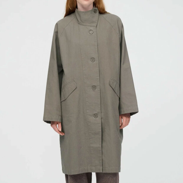 MOSHI MOSHI MIND - ELLA COAT CANVAS | KHAKI GRAY