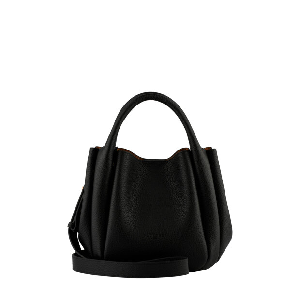 POURCHET - CITROUILLE SATCHEL BAG MEDIUM | NOIR