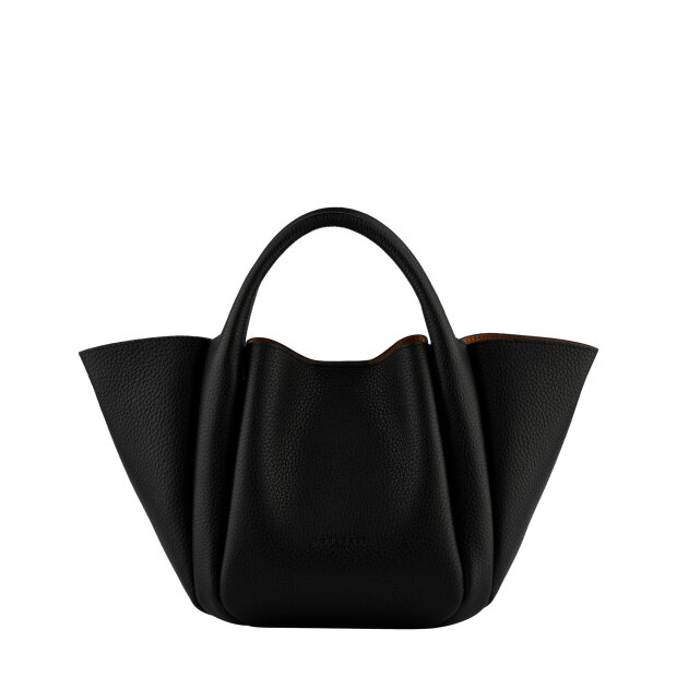 POURCHET - CITROUILLE SATCHEL BAG MEDIUM | NOIR
