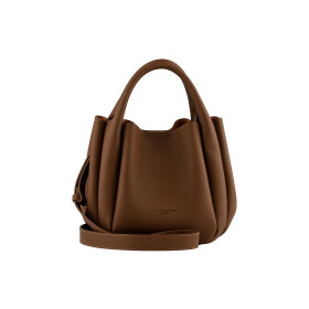 POURCHET - CITROUILLE SATCHEL BAG MEDIUM | TAUPE