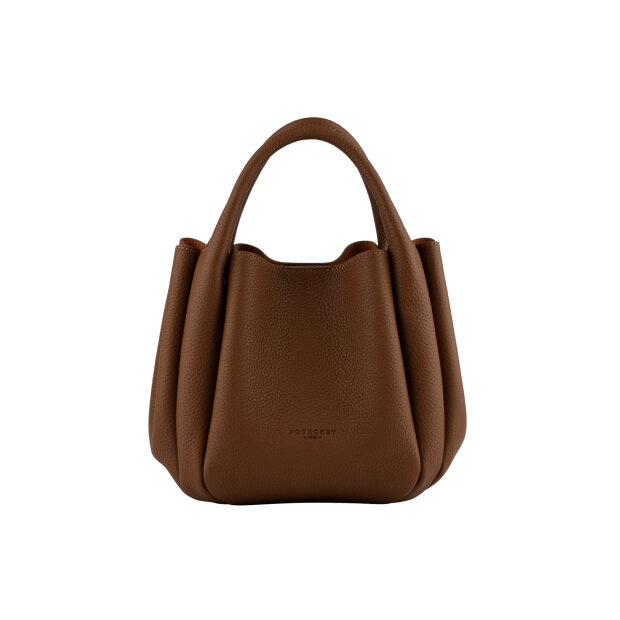 POURCHET - CITROUILLE SATCHEL BAG MEDIUM | TAUPE