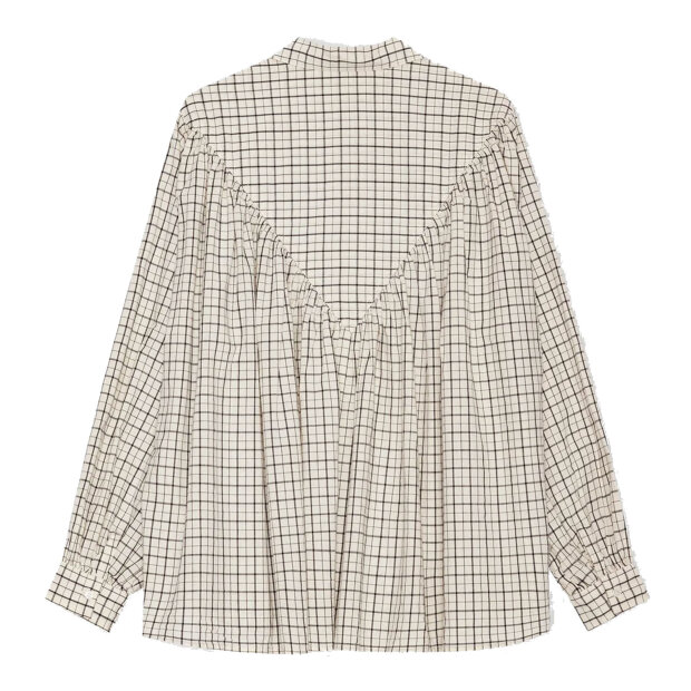 MOSHI MOSHI MIND - GLOW SHIRT CHECK | ECRU/MOONLESS NIGHT