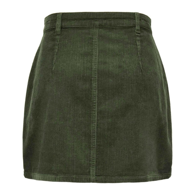 JDY - SHIRAZ CORDUROY SKIRT | FOREST NIGHT