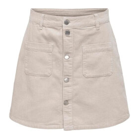 JDY - SHIRAZ CORDUROY SKIRT | MOONBEAM