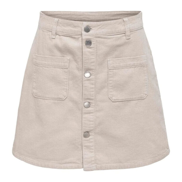 JDY - SHIRAZ CORDUROY SKIRT | MOONBEAM
