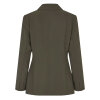 SECOND FEMALE - FIQUE FITTED BLAZER | BLACK OLIVE SECOND FEMALE - FIQUE FITTED BLAZER | BLACK OLIVE