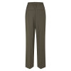 SECOND FEMALE - FIQUE CLASSIC TROUSERS | BLACK OLIVE SECOND FEMALE - FIQUE CLASSIC TROUSERS | BLACK OLIVE