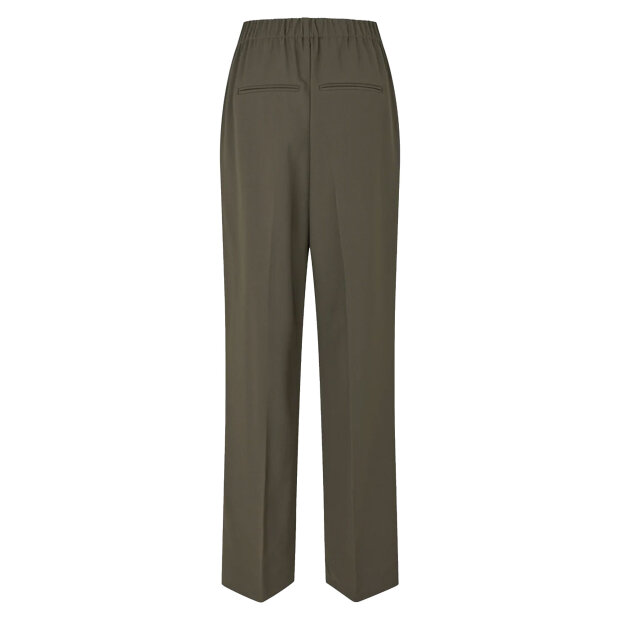 SECOND FEMALE - FIQUE CLASSIC TROUSERS | BLACK OLIVE