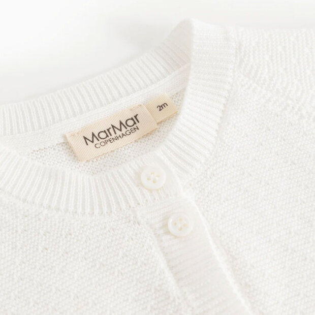 MARMAR COPENHAGEN - TAKI CARDIGAN | GENTLE WHITE