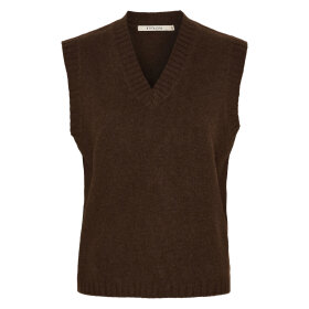 BTF CPH - IRIS YAK VEST | BROWN