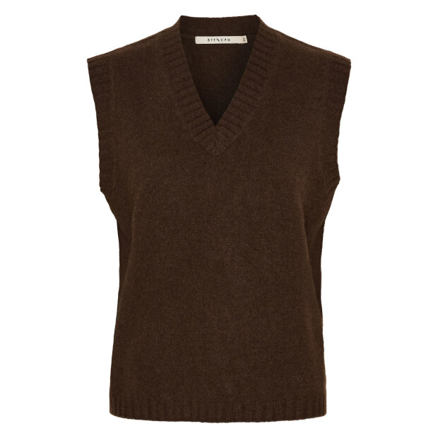 BTF CPH - IRIS YAK VEST | BROWN