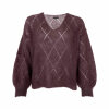BLACK COLOUR - BJOERK ARGYLE JUMPER | COFFEE BLACK COLOUR - BJOERK ARGYLE JUMPER | COFFEE