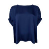 BLACK COLOUR - MABEL BLOUSE | DARK BLUE BLACK COLOUR - MABEL BLOUSE | DARK BLUE