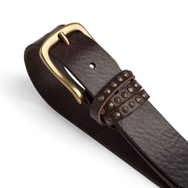 DEPECHE - JEANS BELT | DARK BROWN